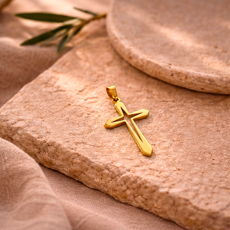 Pendentif croix original - Aeternus