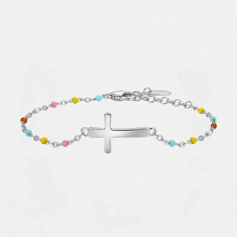 Bracelet croix fantaisie - Aurora