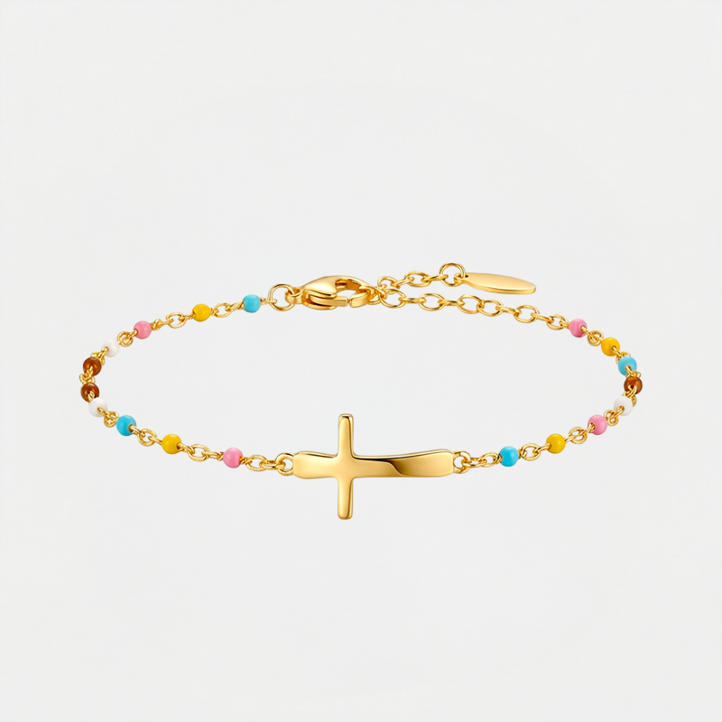 Bracelet croix fantaisie - Aurora