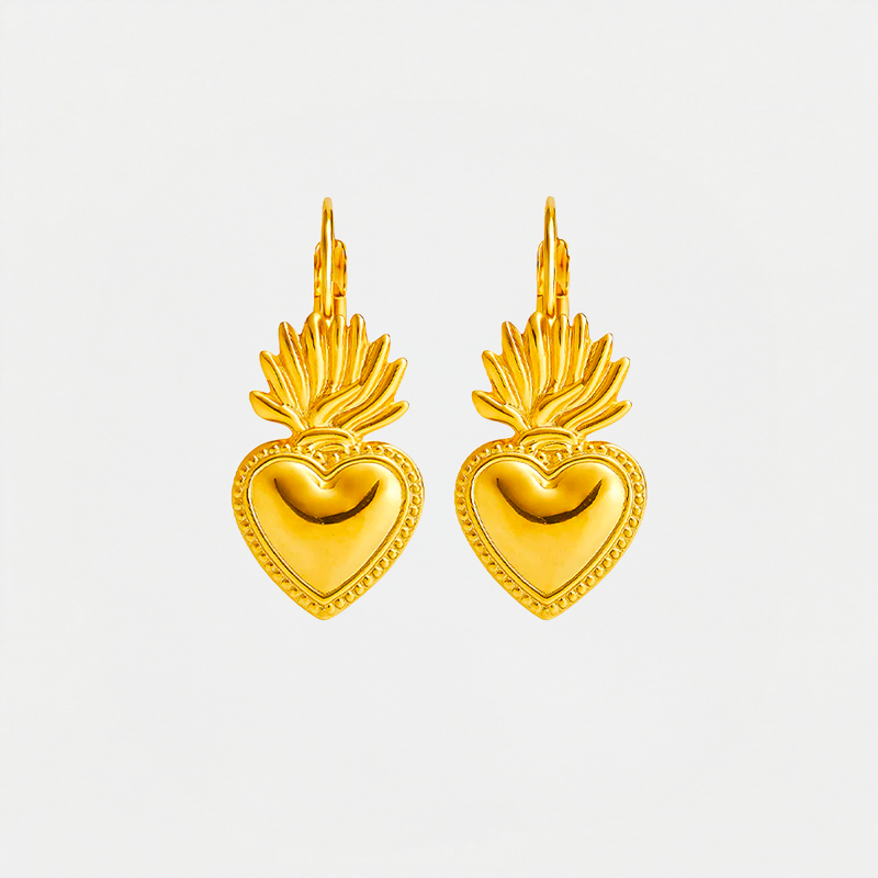__switch:Or Boucles d'Oreilles Sacré Cœur