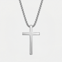 Collier Croix Minimaliste __switch:Argent 