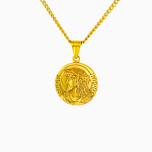 __switch:Or Collier pendentif Jesus Or