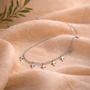 Collier plusieurs croix argent argentée