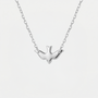 Collier colombe Saint-Esprit argentée