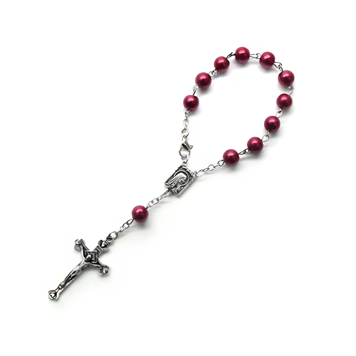 Chapelet de voiture Laudaris, rouge