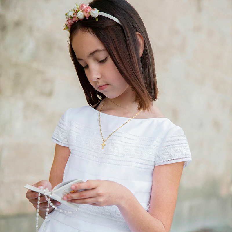 Collier croix enfant - Innocentia