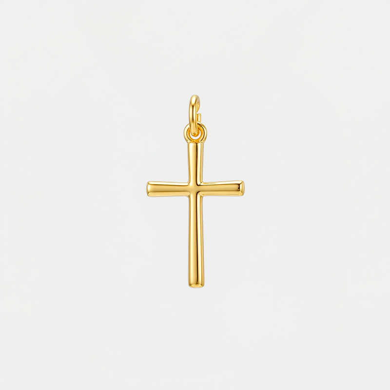 Pendentif croix minimaliste