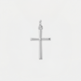 Pendentif croix minimaliste argent