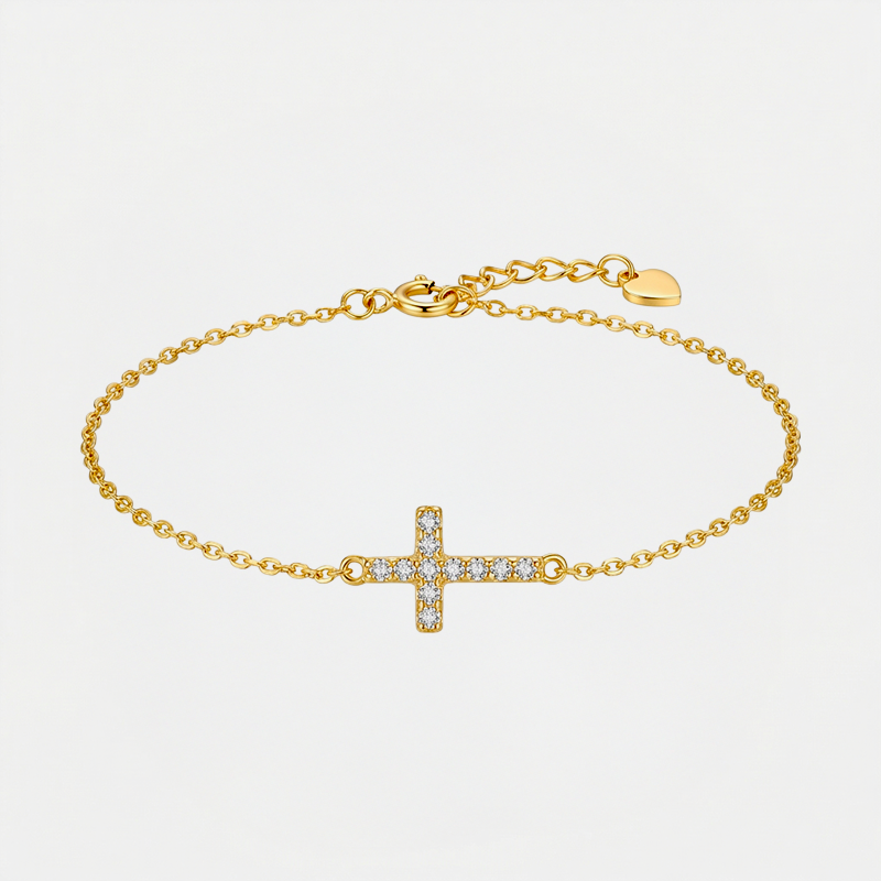 Bracelet croix catholique - Virtus