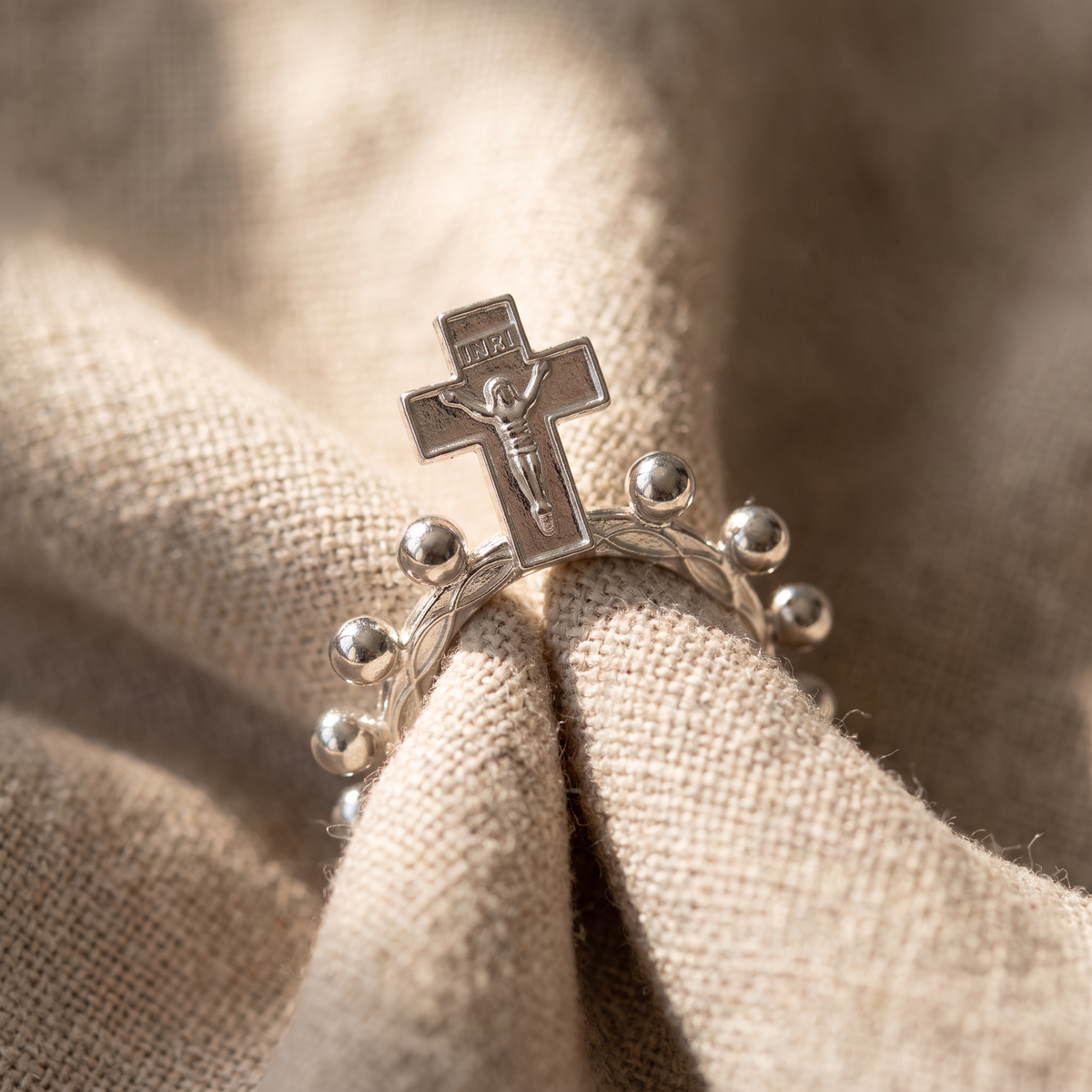Bague dizainier, dizainier bague argenté
