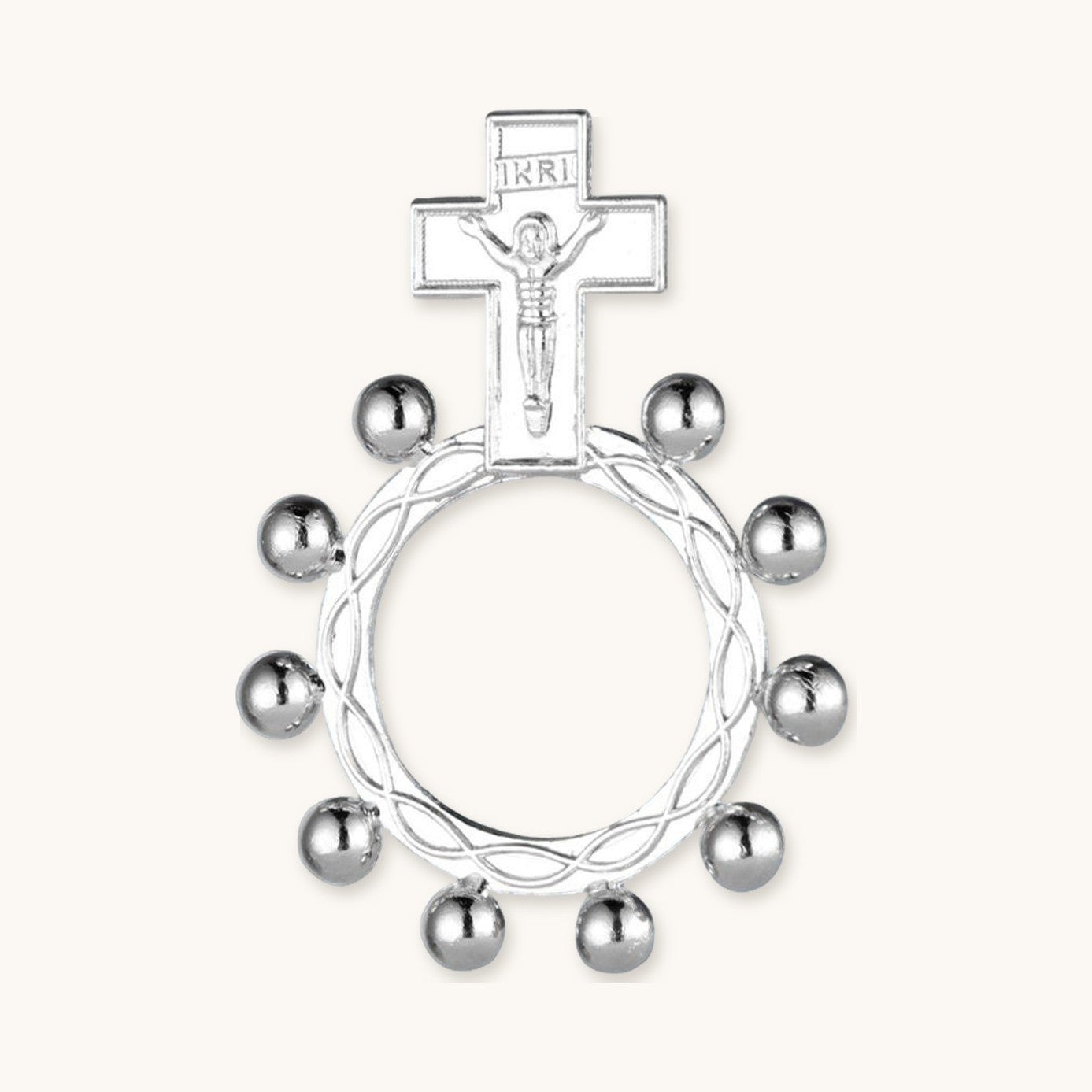 Bague dizainier, dizainier bague argenté