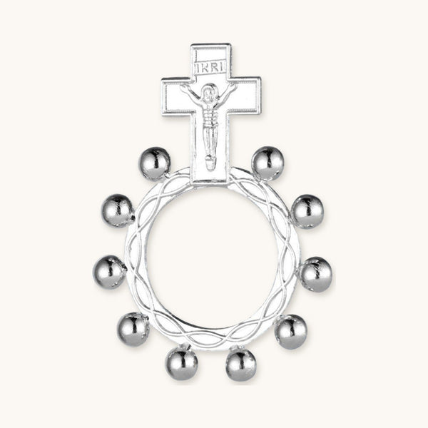Bague dizainier, dizainier bague argenté