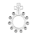 Bague dizainier, dizainier bague argenté