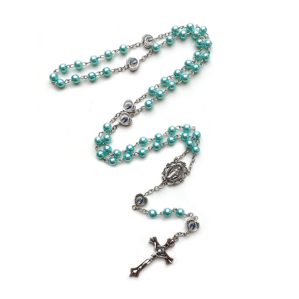 Chapelet bleu turquoise