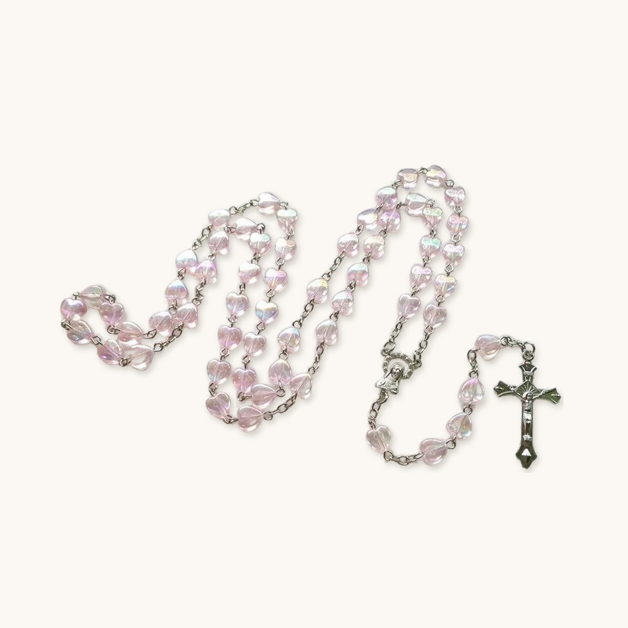 Chapelet cœur, chapelet perles cœur
