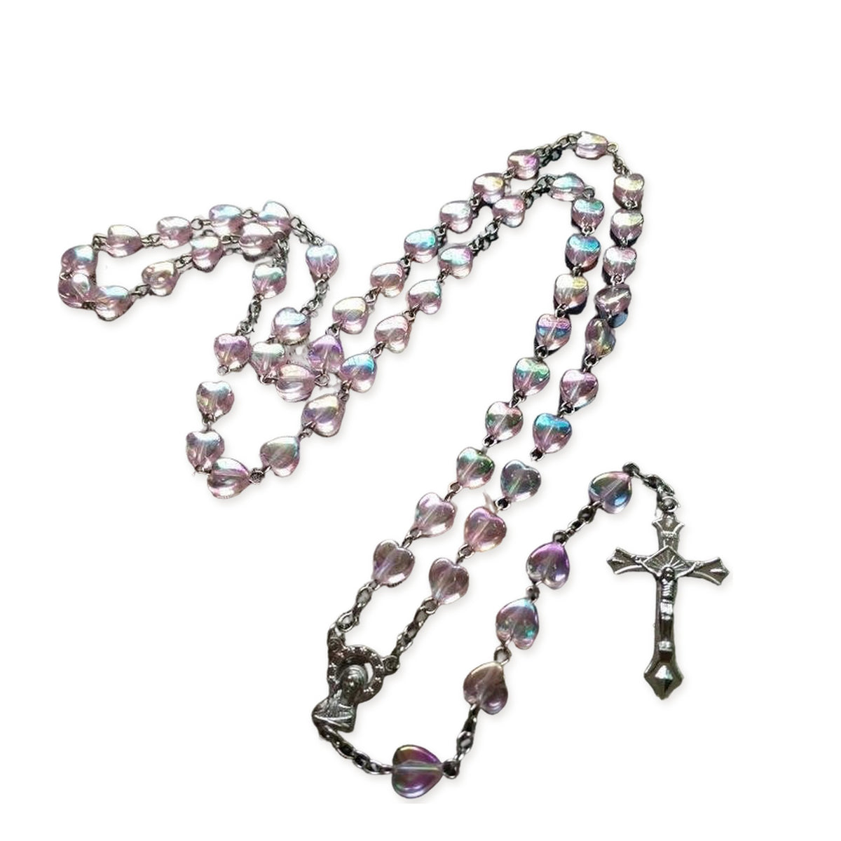 Chapelet cœur, chapelet perles cœur