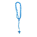 Chapelet corde bleu ciel