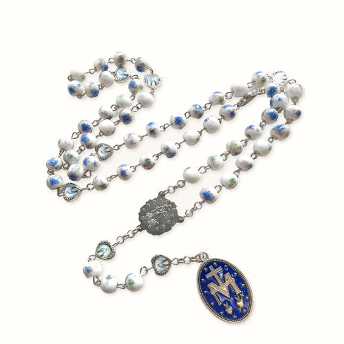 Chapelet de l'immaculée conception, chapelet immaculée conception céramique