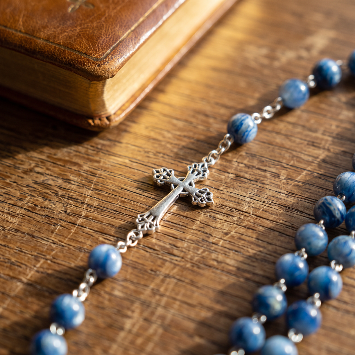 Chapelet de Notre-Dame des victoires, chapelet Notre-Dame des victoires bleu