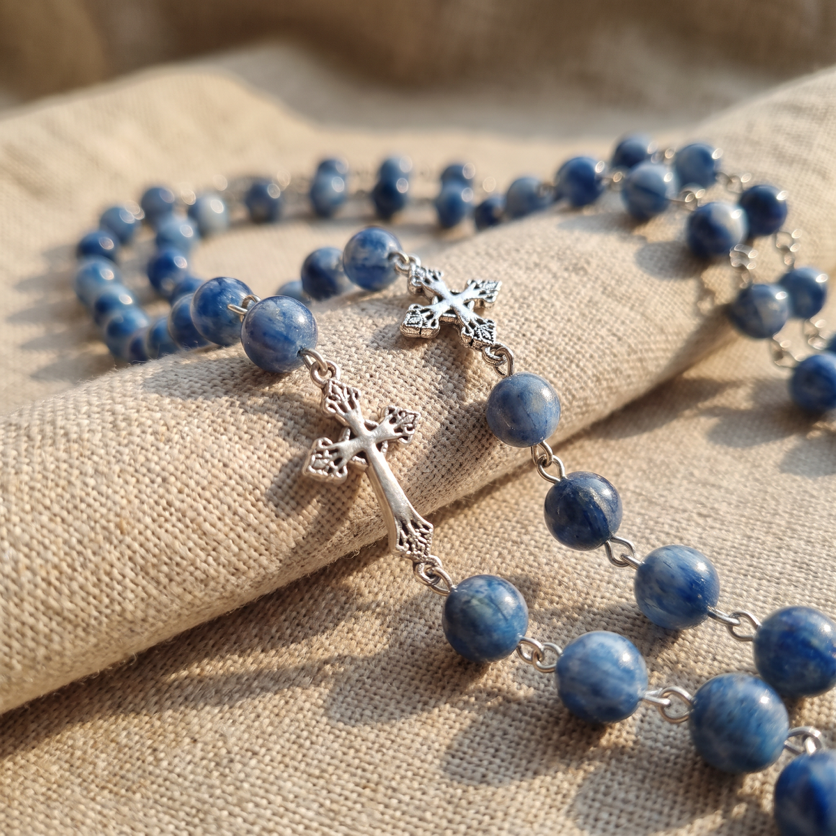 Chapelet de Notre-Dame des victoires, chapelet Notre-Dame des victoires bleu