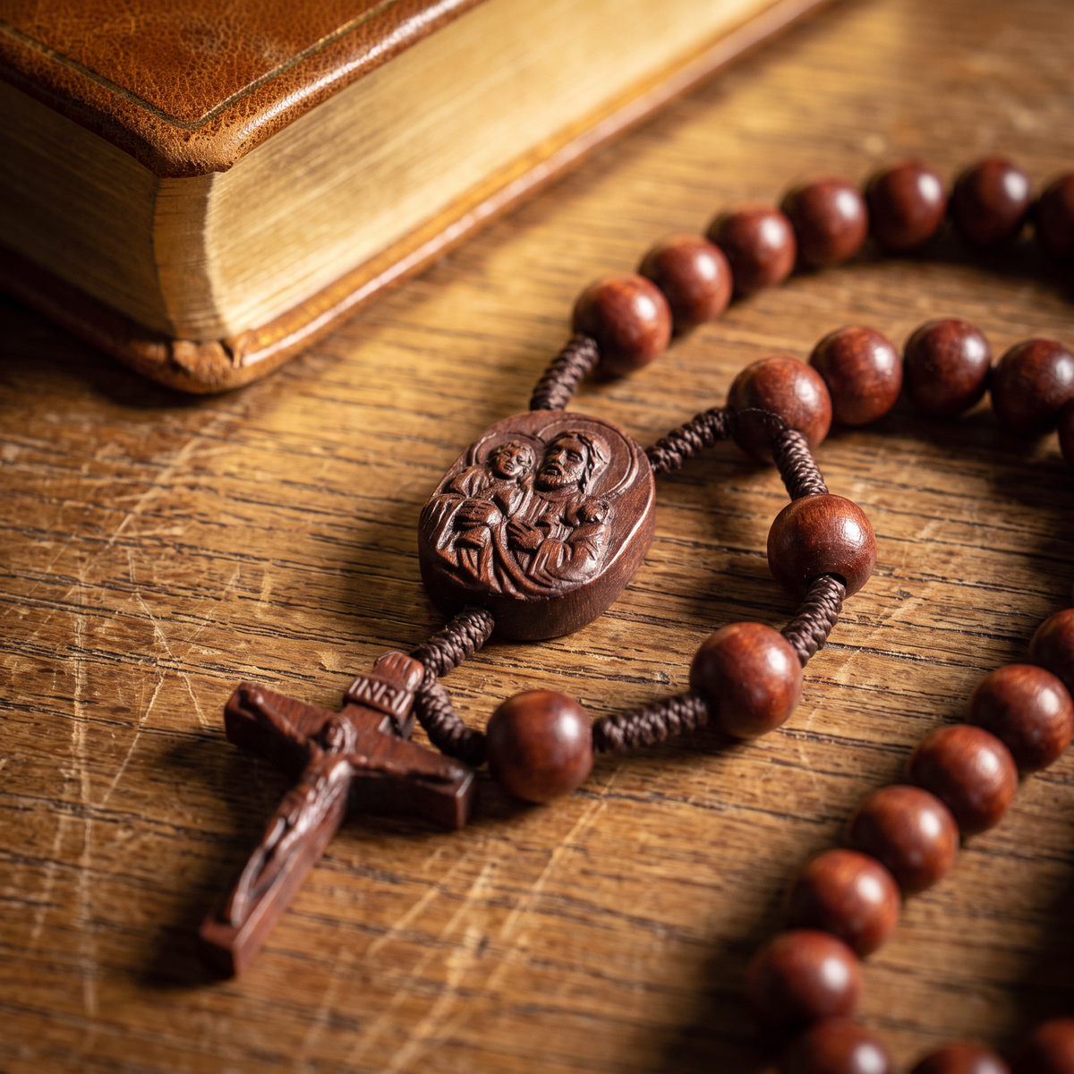 Chapelet de saint Joseph, chapelet saint Joseph bois