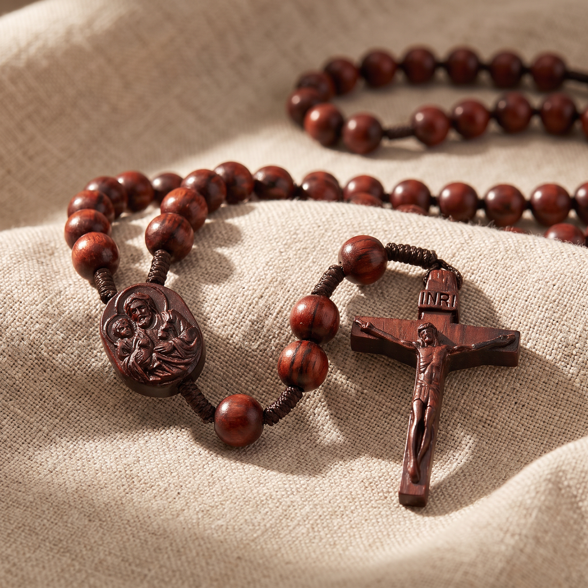 Chapelet de saint Joseph, chapelet saint Joseph bois