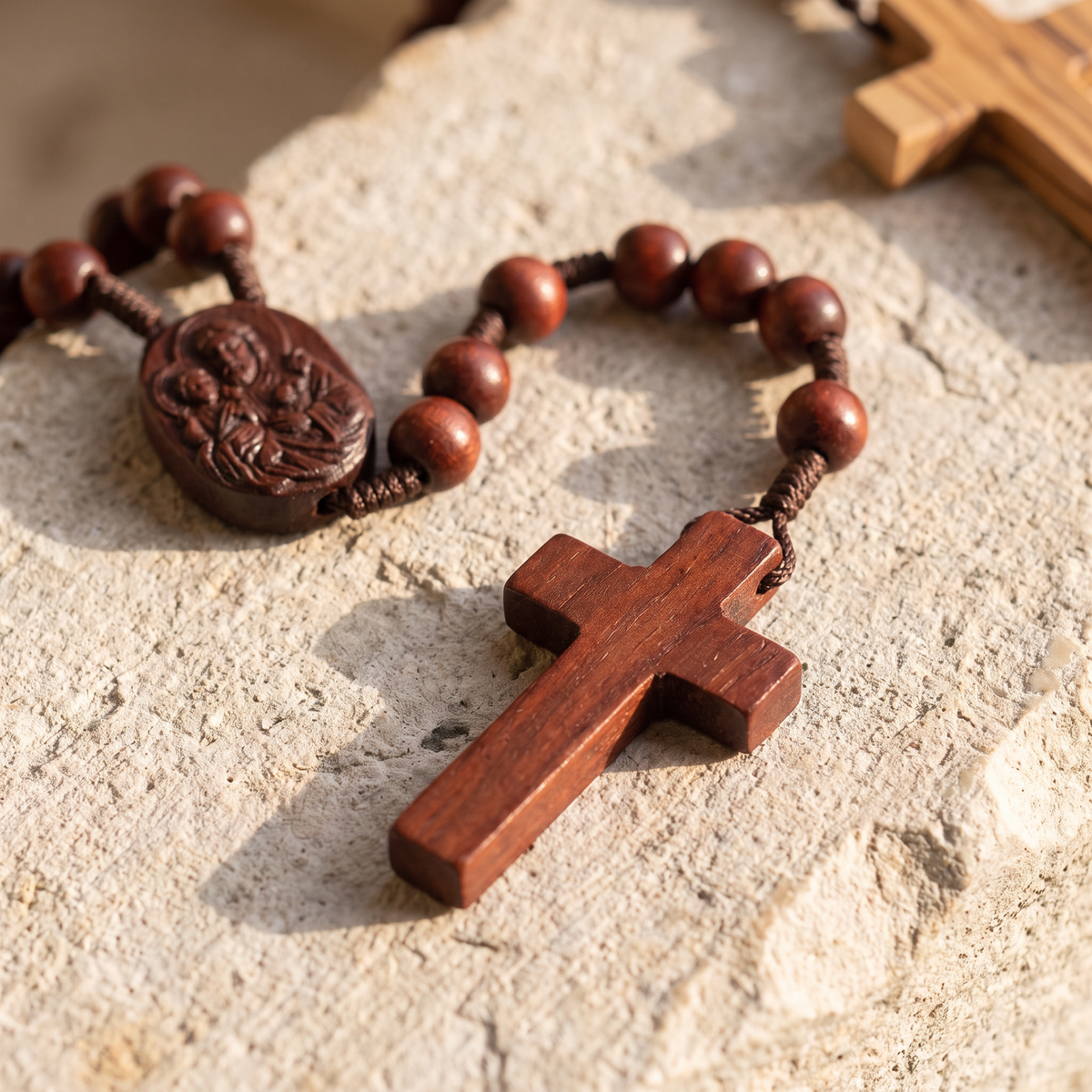 Chapelet de saint Joseph, chapelet saint Joseph bois