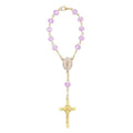 Chapelet de voiture lilas