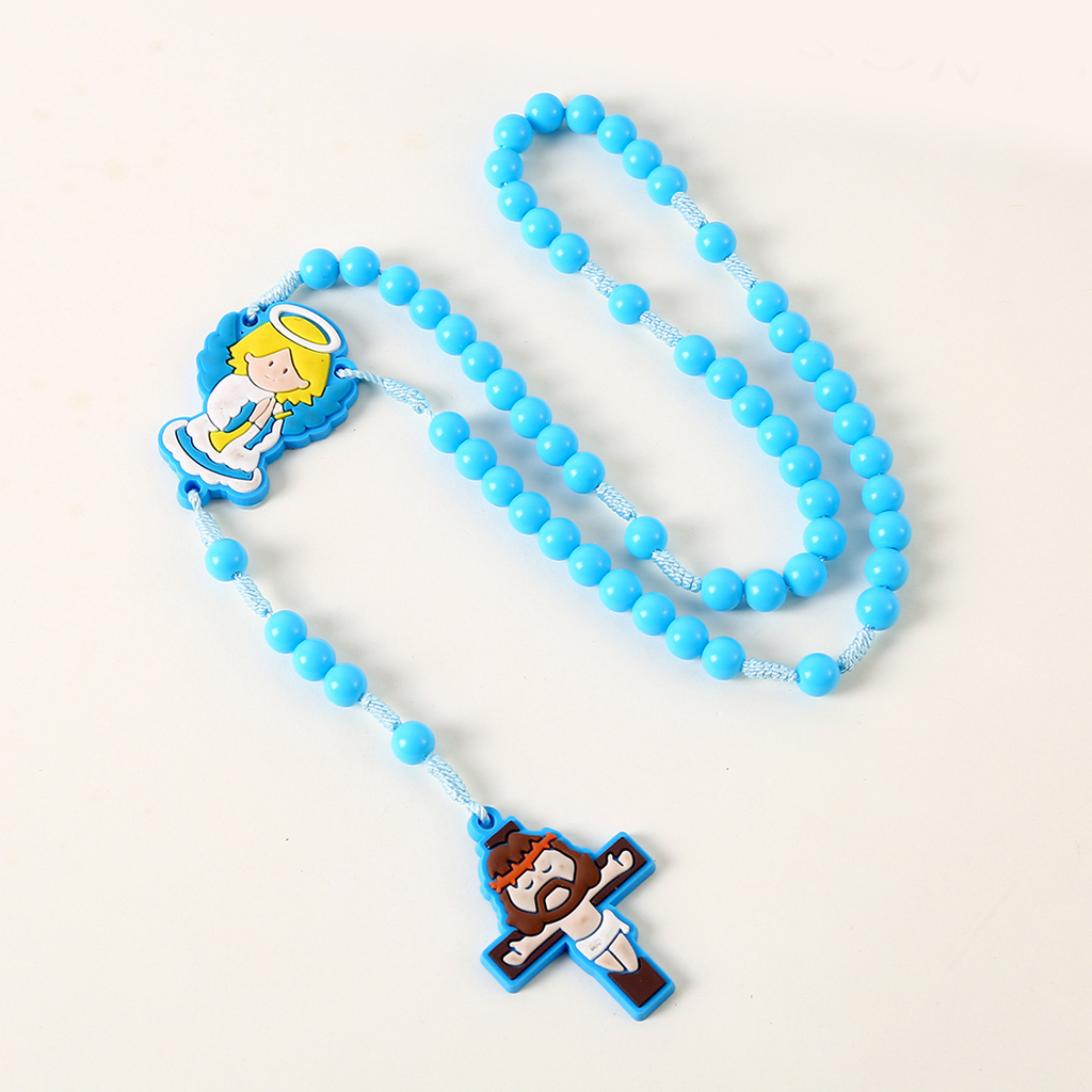 Chapelet enfant bleu