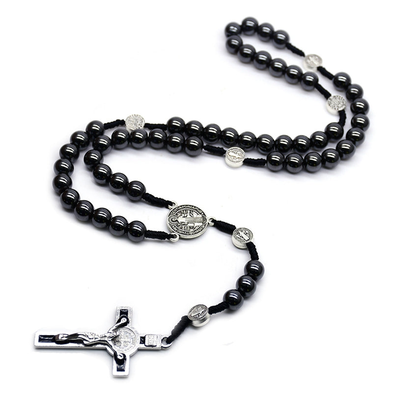 Chapelet hématite saint Benoît
