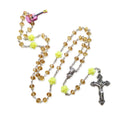 Chapelet perles champagne