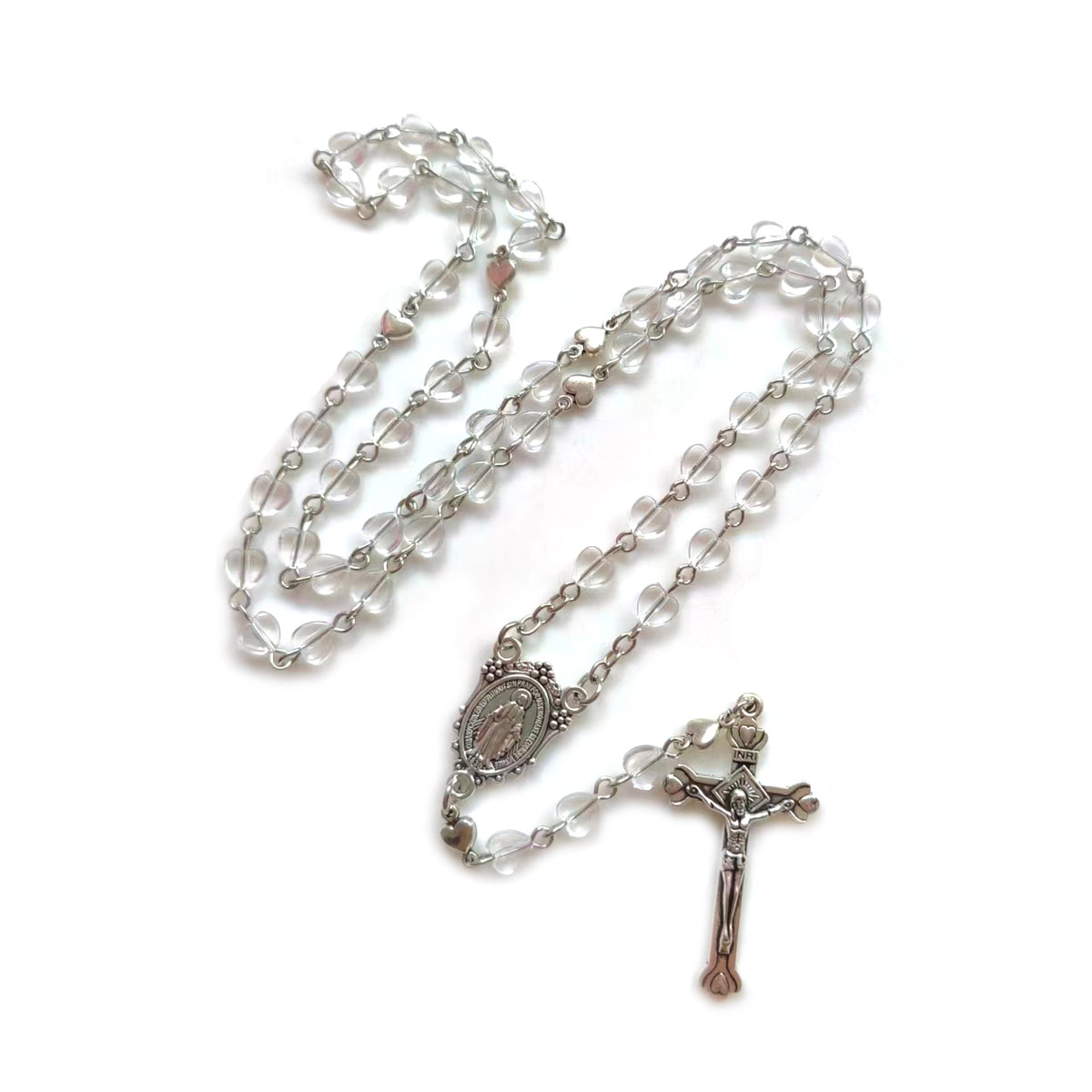 Chapelet perles cœur