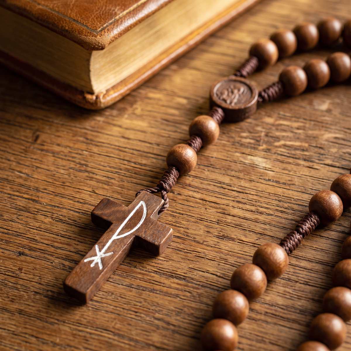 Chapelet sans christ, chapelet croix sans christ