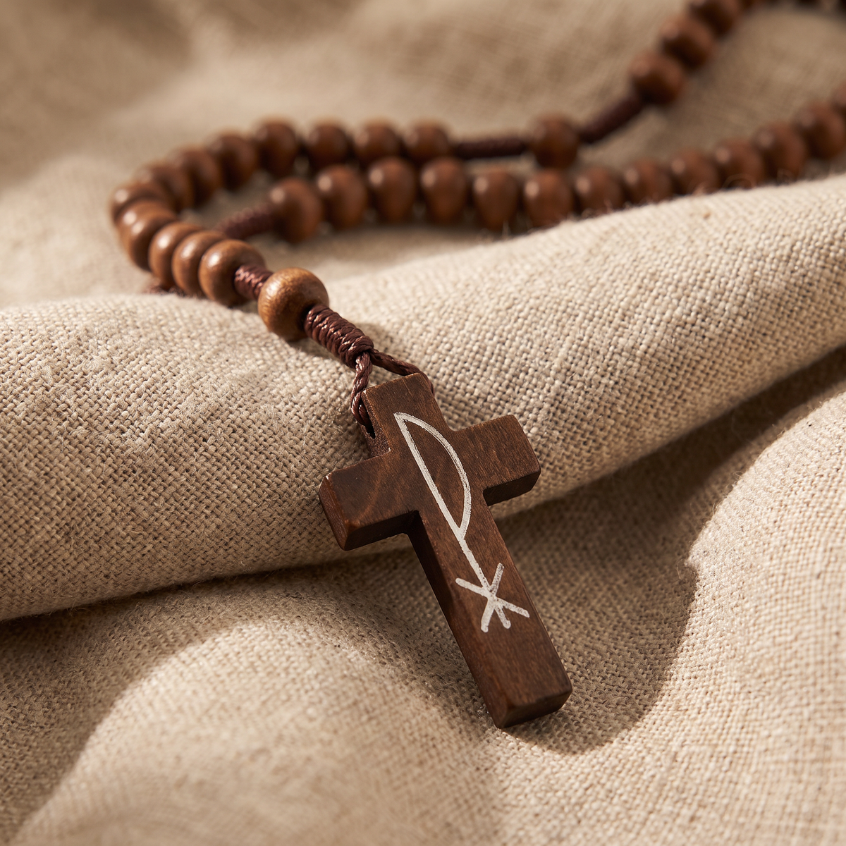 Chapelet sans christ, chapelet croix sans christ