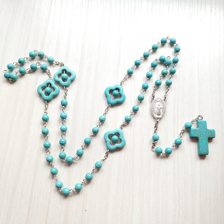 Chapelet turquoise