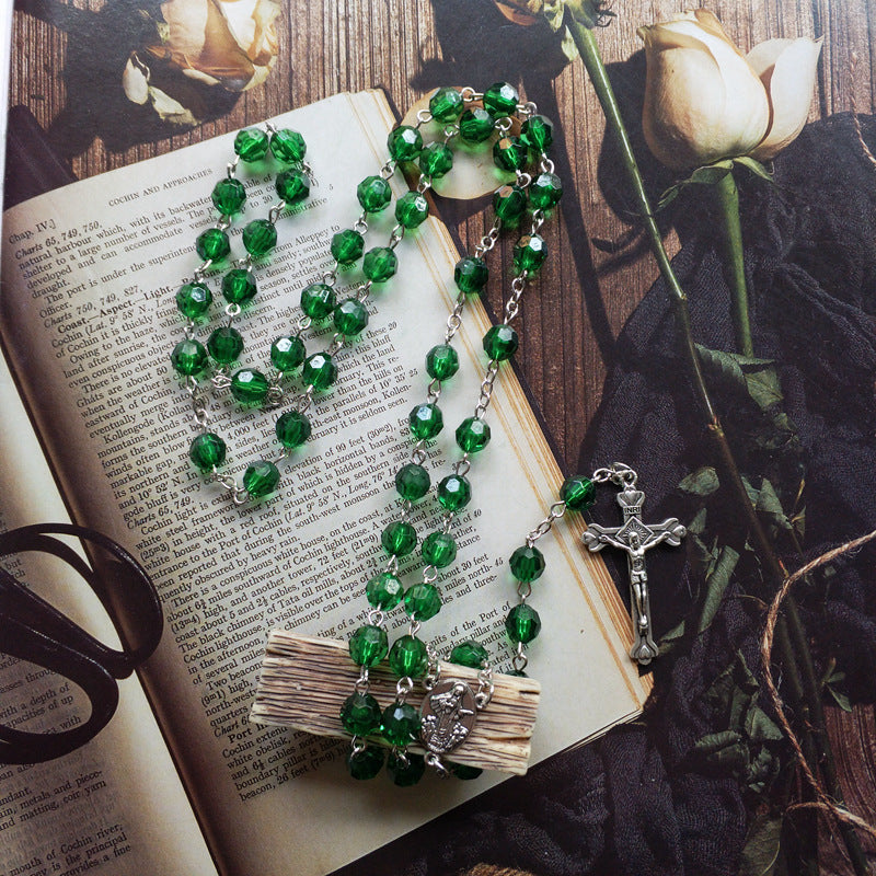 Chapelet vert émeraude homme