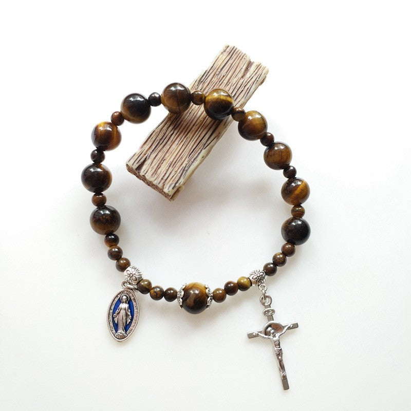 Bracelet dizainier œil de tigre