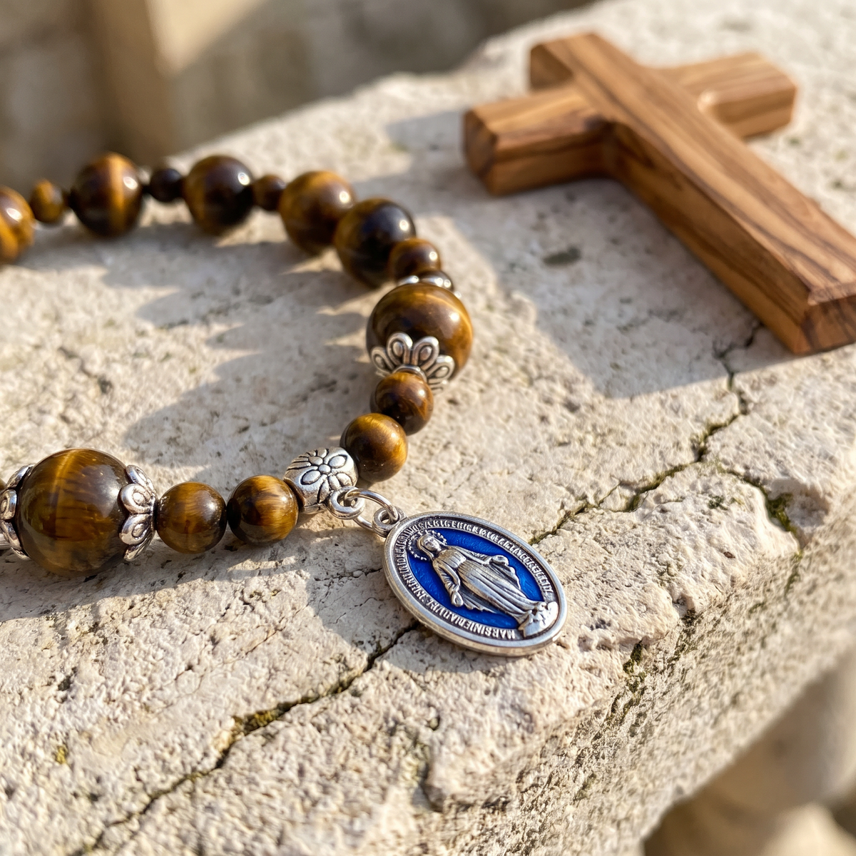 Bracelet dizainier œil de tigre