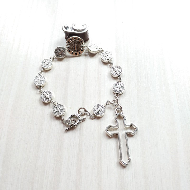 Dizainier saint Benoît, dizainier saint Benoît bracelet