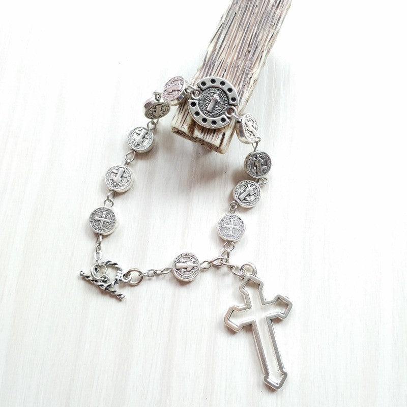 Dizainier saint Benoît, dizainier saint Benoît bracelet