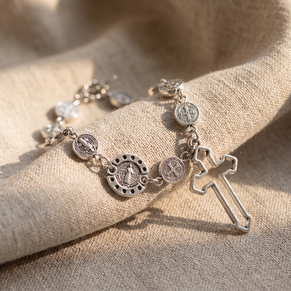 Dizainier saint Benoît, dizainier saint Benoît bracelet